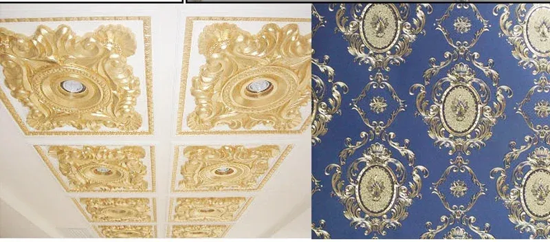 Lot de 10 feuilles d'or 3,15x3,35 pouces pour artisanat