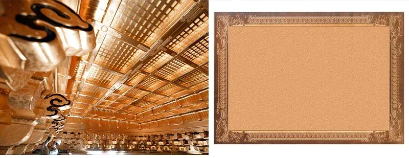 Lot de 10 feuilles d'or 3,15x3,35 pouces pour artisanat