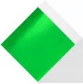 Lot de 10 feuilles d'or 3,15x3,35 pouces pour artisanat – Couleur green-10pcs