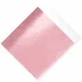 Lot de 10 feuilles d'or 3,15x3,35 pouces pour artisanat – Couleur Pink-10pcs