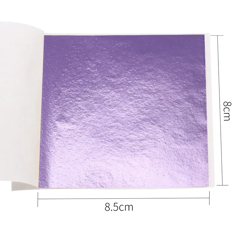 Lot de 10 ou 50 feuilles imitation or et argent pour artisanat