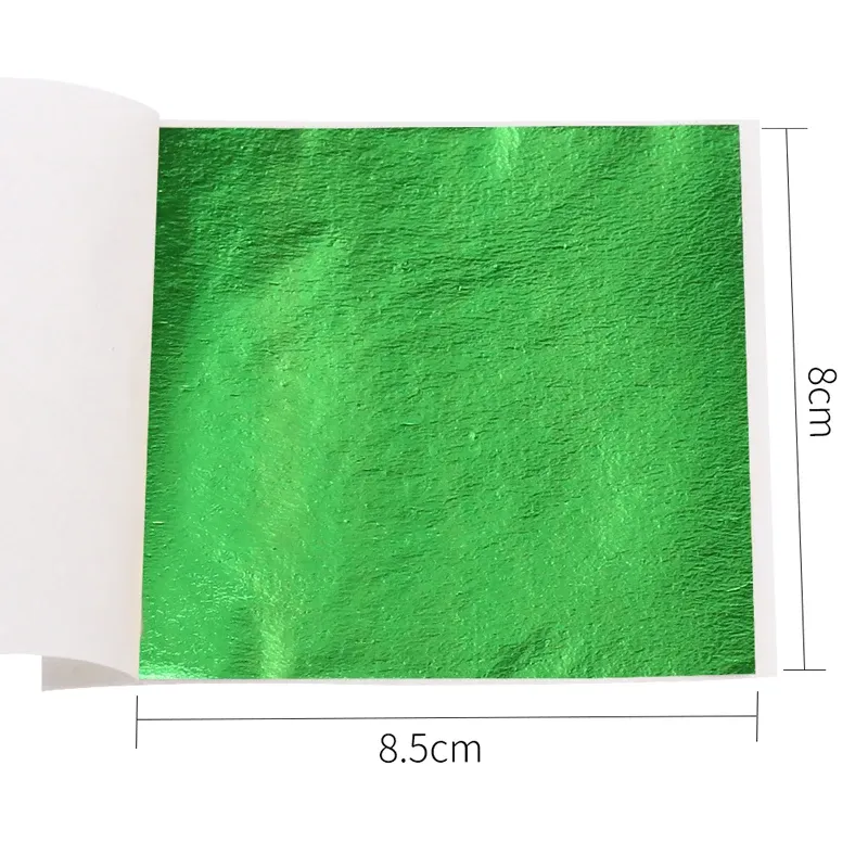 Lot de 10 ou 50 feuilles imitation or et argent pour artisanat