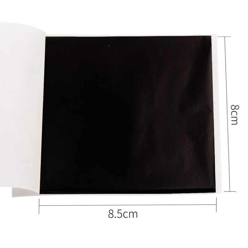 Lot de 10 ou 50 feuilles imitation or et argent pour artisanat