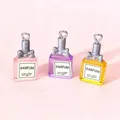 Lot de 10 pendentifs résine bouteille parfum pour bijoux – Couleur 10pcs mix
