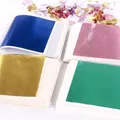 Lot de 100 à 300 feuilles imitation or et argent pour artisanat – 3