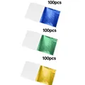 Lot de 100 à 300 feuilles imitation or et argent pour artisanat – Couleur 300pcs mix