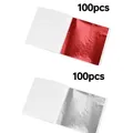 Lot de 100 à 300 feuilles imitation or et argent pour artisanat – Couleur 200pcs mix