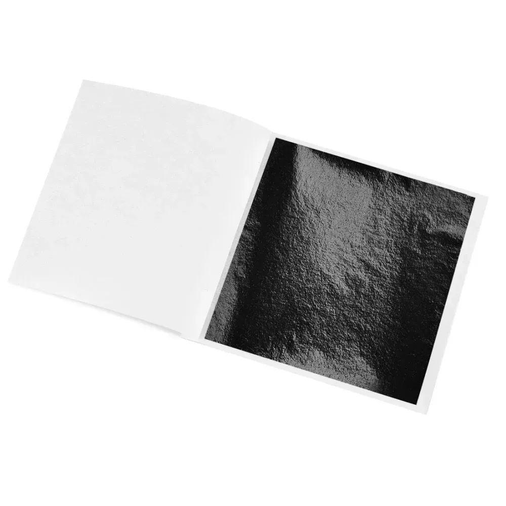 Lot de 100 à 300 feuilles imitation or et argent pour artisanat