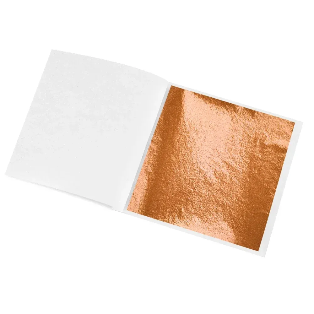 Lot de 100 à 300 feuilles imitation or et argent pour artisanat