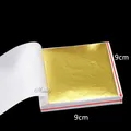 Lot de 100 feuilles d'or 9x9 cm pour artisanat et décoration – 2