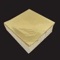 Lot de 100 feuilles d'or argent cuivre imitation 14x14 cm – 3
