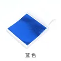 Lot de 100 feuilles d'or imitation 9 cm pour résine – Couleur 100 PCS Blue