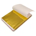 Lot de 100 feuilles d'or imitation 9 cm pour résine – Couleur 100 PCS Gold
