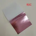 Lot de 100 feuilles d'or imitation 9 cm pour résine – Couleur 100 PCS Light Pink