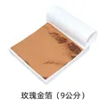 Lot de 100 feuilles d'or imitation 9 cm pour résine – 4