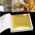 Lot de 100 feuilles d'or pur 24K pour artisanat et scrapbooking – 1