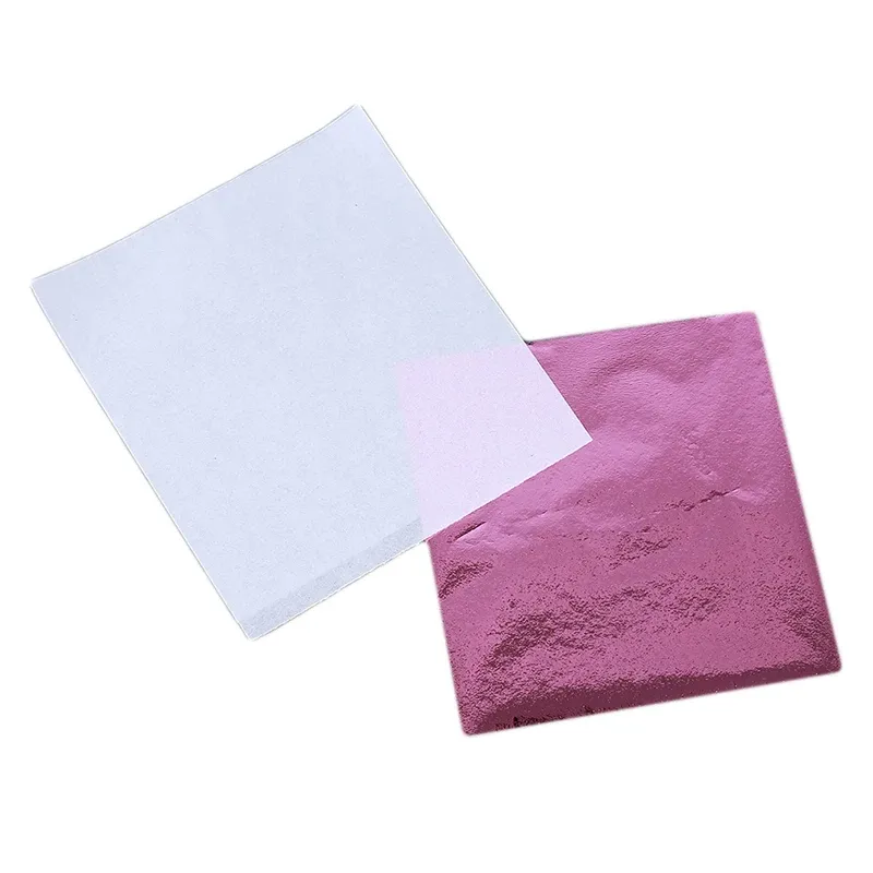 Lot de 100 feuilles d'or pur 24K pour artisanat et scrapbooking