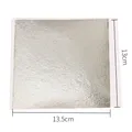Lot de 100 feuilles d'or rouge imitation 13x13,5 cm – Couleur 100 pièces d'argent antique