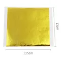 Lot de 100 feuilles d'or rouge imitation 13x13,5 cm – Couleur 100 pièces Jaune citron