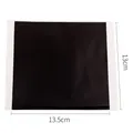 Lot de 100 feuilles d'or rouge imitation 13x13,5 cm – Couleur 100 pièces noires