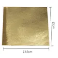 Lot de 100 feuilles d'or rouge imitation 13x13,5 cm – Couleur 100 pièces Or antique