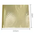 Lot de 100 feuilles d'or rouge imitation 13x13,5 cm – Couleur Champagne Argent