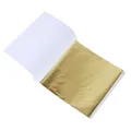 Lot de 100 feuilles imitation or et argent pour artisanat – Couleur 2sets k golden