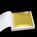 Lot de 100 feuilles imitation or et argent pour artisanat – 4