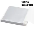 Lot de 100 feuilles imitation or et argent pour artisanat résine – Couleur 100 pièces argentées