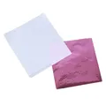 Lot de 100 feuilles imitation or et argent pour artisanat – Couleur Rose red 100pcs