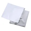 Lot de 100 feuilles imitation or et argent pour artisanat – Couleur silver