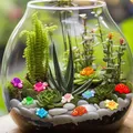 Lot de 100 mini tortues résine lumineuses pour décoration maison – 6