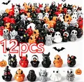 Lot de 12 à 48 mini canards et fantômes résine Halloween – Couleur 12pc-mix