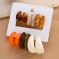 Lot de 12 boucles d'oreilles résine bohème colorée – 5