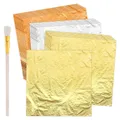 Lot de 150 feuilles imitation or et argent pour artisanat – 1