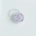 Lot de 150 fleurs séchées pour nail art et résine – Couleur Ivoire (A-11)