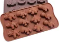 Lot de 2 moules silicone animaux et véhicules pour chocolats – 6