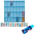 Lot de 2 moules silicone dominos pour bijoux – 2