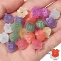 Lot de 2 perles résine lys UV 11x12mm pour bijoux – 4