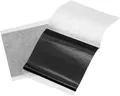Lot de 20 feuilles d'or métalliques pour nail art et résine – Couleur Black-20pcs