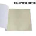 Lot de 20 feuilles d'or métalliques pour nail art et résine – Couleur C Silver-20pcs