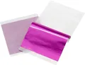 Lot de 20 feuilles d'or métalliques pour nail art et résine – Couleur Light Purple-20pcs