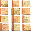 Lot de 25 feuilles cuivre et or imitation pour artisanat – 2