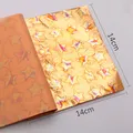 Lot de 25 feuilles cuivre et or imitation pour artisanat – Couleur Type 8