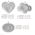 Lot de 3 moules silicone géométrie – 6