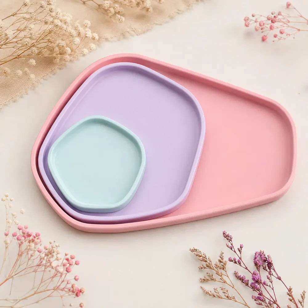 Lot de 3 moules silicone irréguliers pour bijoux