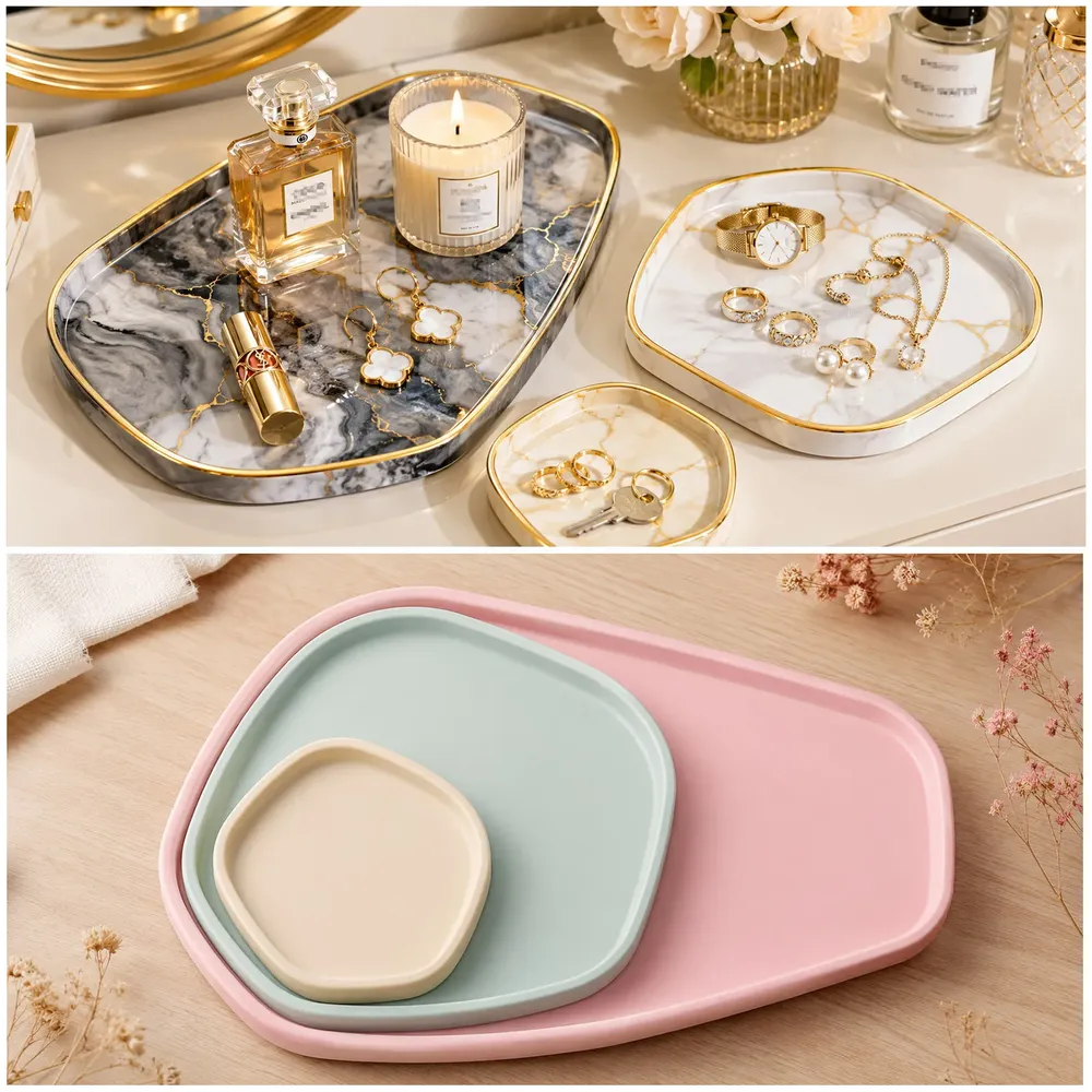 Lot de 3 moules silicone irréguliers pour bijoux