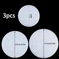 Lot de 3 moules silicone plateaux ronds – 5