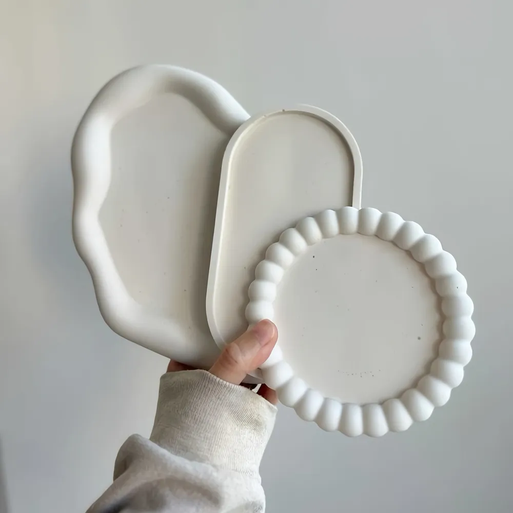 Lot de 3 moules silicone pour plateaux