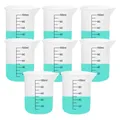 Lot de 3 tasses mesure silicone 100ml double échelle – 1